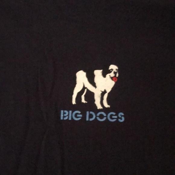 Vintage Y2K Big Dogs Dad Tee Shirt - Picture 8 of 12
